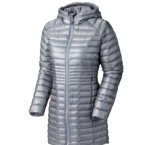 Mountain Hardwear Ghost Whisperer Down Parka-Metallic Size Medium - Picture 1 of 4